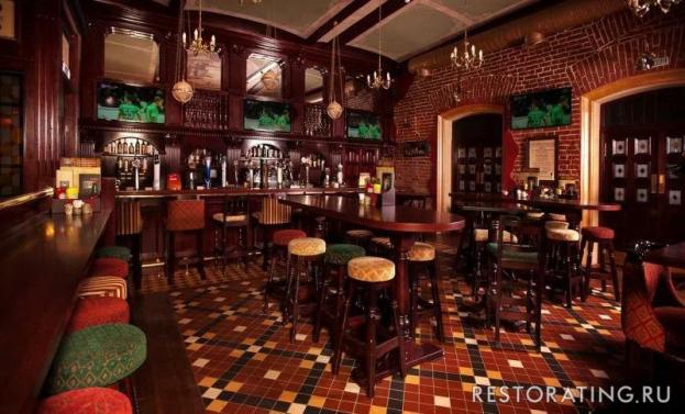 Интерьер ресторана White Hart Pub