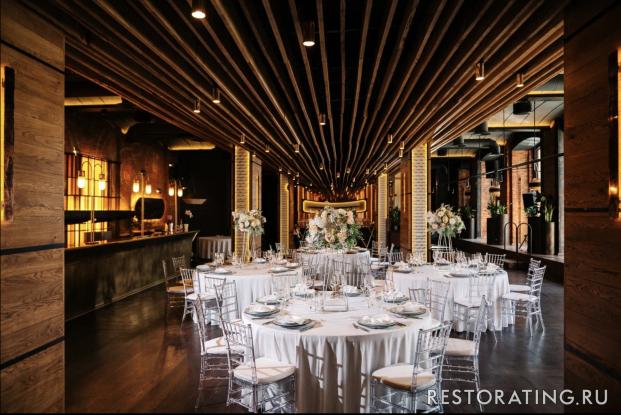Интерьер ресторана Zafferano Loft