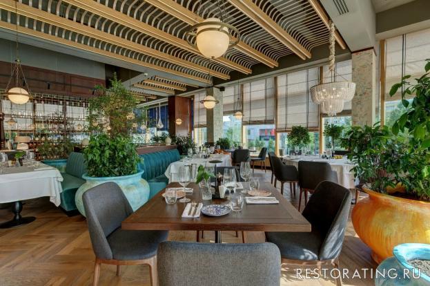 Интерьер ресторана Grande Osteria
