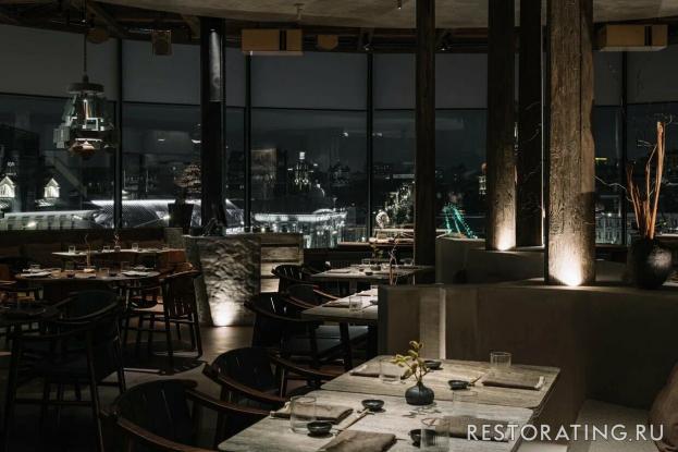 Интерьер ресторана Ikura Izakaya
