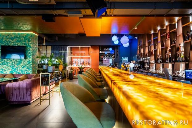 Интерьер ресторана Amara Platinum