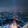 Останкинская телебашня. Панорама Москвы 360°