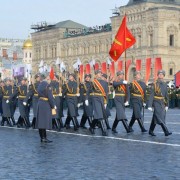 Марш в честь 78-летия парада 1941 года на Красной площади