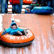 Тюбинговая горка в Музеоне 2015