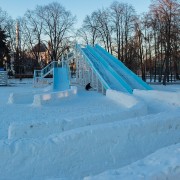 Тюбинговая горка на ВДНХ 2016