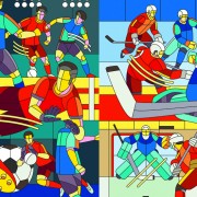 Выставка «Футбол — Хоккей»