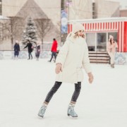 Флешмоб на катке ВДНХ #ВМЕСТЕМЫСИЛА 2022