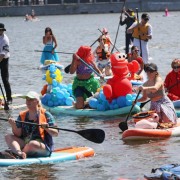 Костюмированный заплыв на sup бордах 2024