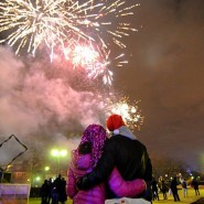 Новый год 2017 в парках Москвы фотографии