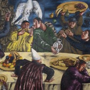 Наталья Нестерова. Пир во время чумы.1993.Холст, масло.180х160х2