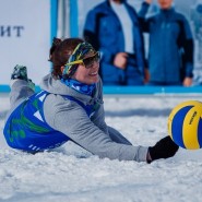 Первый этап Кубка России по волейболу на снегу 2023 фотографии