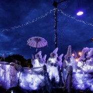 Предновогодний карнавал в саду имени Баумана 2019 фотографии