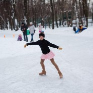 Открытие ледового катка в Перовском парке 2016 фотографии