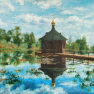 Выставка «Храмы России. Рисунки детей Донбасса» фотографии