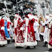 Благотворительный забег Дедов Морозов 2015 фотографии