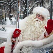 Путешествие Деда Мороза по округам Москвы 2015 фотографии