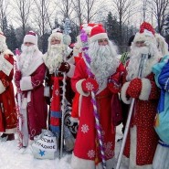 Благотворительный забег Дедов Морозов 2015 фотографии