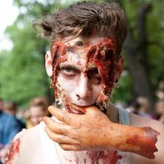 «Зомби-забег» в Кузьминках фотографии