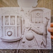 Выставка 3D иллюзий «Карандаш против камеры» фотографии