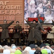 Концерт «Песни Победы» на площади Белорусского вокзала 2019 фотографии