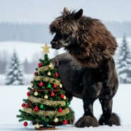 Новый год 2026 в Альпака Парке Сокольники фотографии