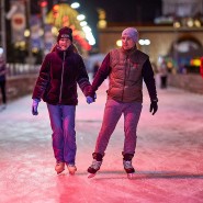 Флешмоб на катке ВДНХ #ВМЕСТЕМЫСИЛА 2022 фотографии