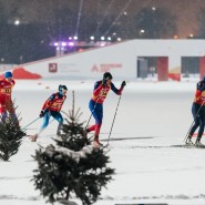 Лыжно-биатлонная трасса в Лужниках 2023 фотографии