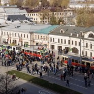 Осенний парад трамваев 2026 фотографии