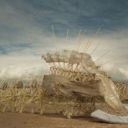 Выставка Тео Янсена «Кинетическая жизнь песчаных пляжей» фотографии