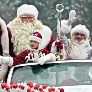 Путешествие Деда Мороза по округам Москвы 2015 фотографии