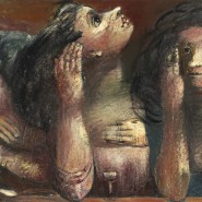 Лев Табенкин. Встреча.1996.Холст,масло 90х140
