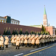 Марш в честь 77-летия парада 1941 года на Красной площади фотографии