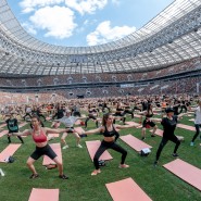 Московский марафон тренировок в «Лужниках» 2023 фотографии