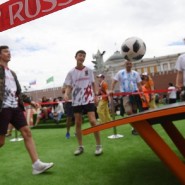 Парк футбола ЧМ-2018 на Красной площади фотографии