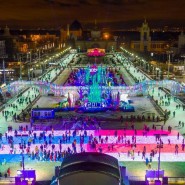 Новогодняя ночь 2017 на катке ВДНХ фотографии