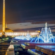 Новогодняя ночь 2016 в Парке Победы на Поклонной горе фотографии