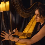 Hans Zimmer в струнном эмбиент-звучании с арфой на панорамной тёплой крыше Москвы 2026 фотографии