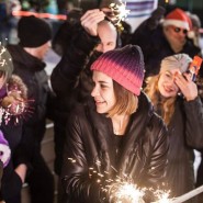Новогодняя ночь в Саду имени Баумана 2017 фотографии