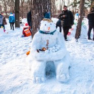 «Фестиваль снеговиков» в парке «Сокольники» 2018 фотографии