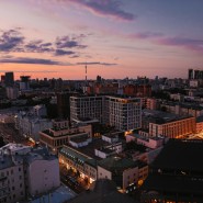 Живой джаз золотой эпохи 40-х на крыше фотографии
