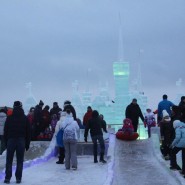 Ледяная горка на Поклонной горе 2016 фотографии