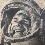 Алексей Бегак. «Гагарин».Коллаж. Газеты за 13.04.1961