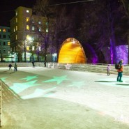 Каток в Саду имени Баумана 2020-2021 фотографии