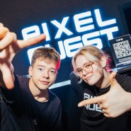 Развлечения для всей семьи в пиксельной комнате «Пиксель Квест» фотографии