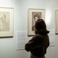 Выставка «Василий Журавлев. Портреты писателей и поэтов» фотографии