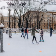 Каток «PROлед» в саду «Эрмитаж» 2022-2023 фотографии
