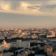 Экскурсия на крышу Сталинки «Путешествие к звезде» фотографии