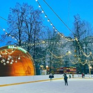 Каток в Саду им. Баумана 2022-2023 фотографии