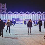 Каток «Лёд» в парке «Сокольники» 2022-2023 фотографии