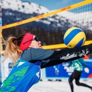 Первый этап Кубка России по волейболу на снегу 2023 фотографии